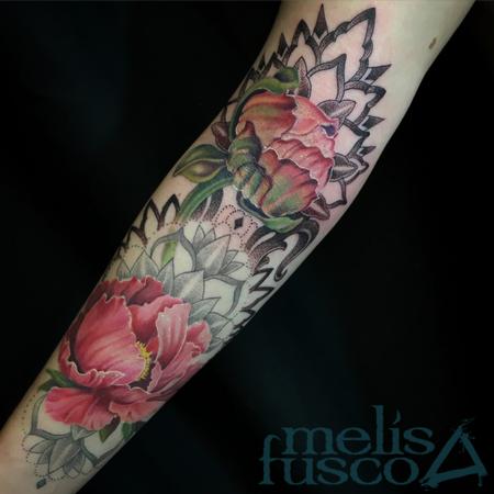 tattoos/ - Peony delicate mandala - 116139